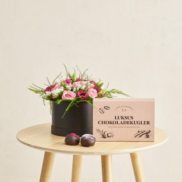 Den kærlige med luksus chokoladekugler